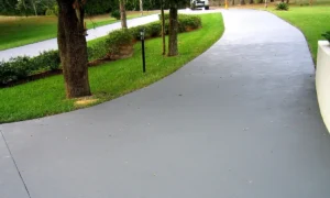 бетонная дорожка