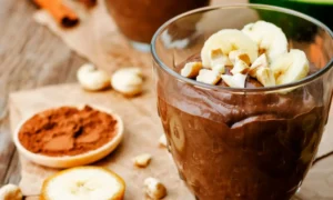 Шоколадно банановый мусс