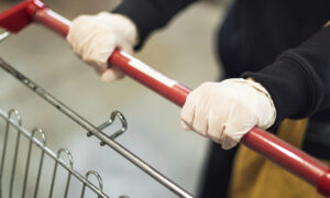 Тележка в магазине