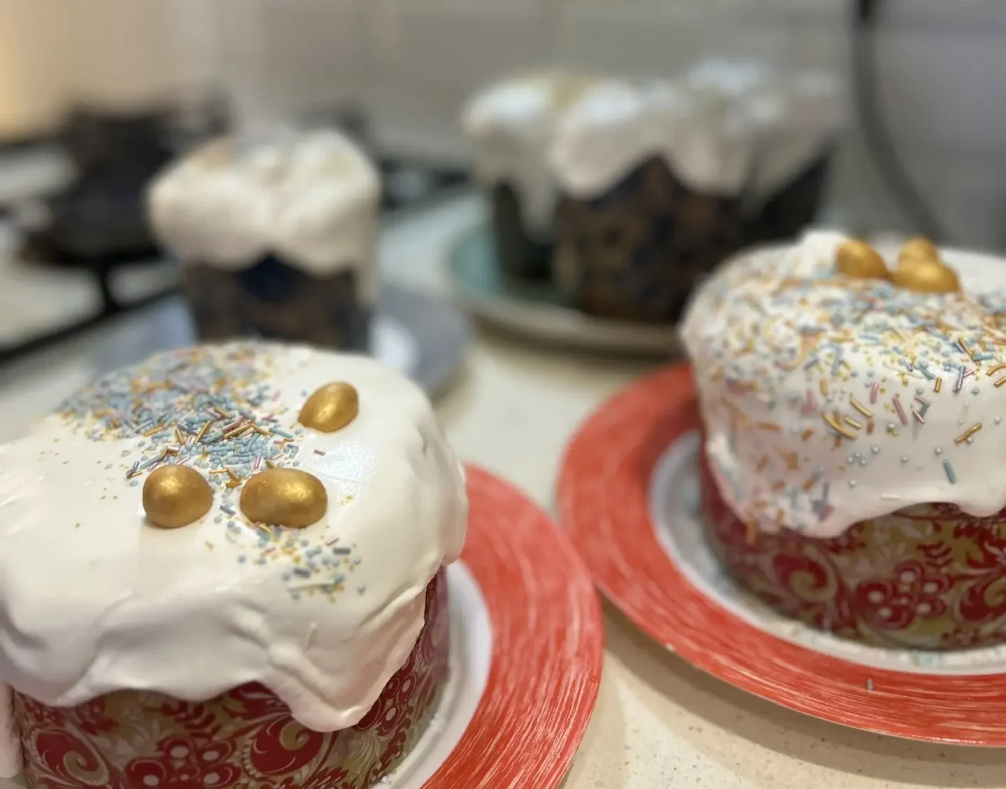 Пасхальные куличи.