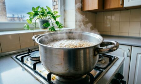 Перловка в кастрюле