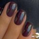 Бордовый маникюр