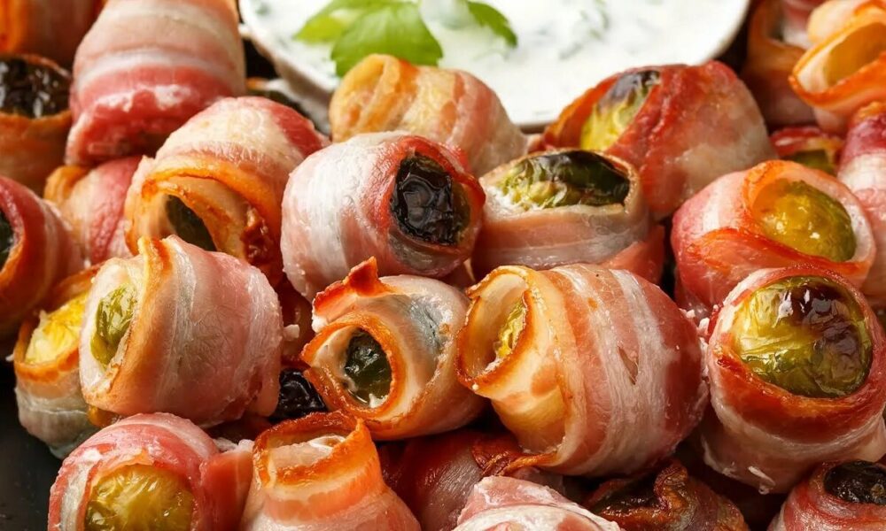 Брюссельская капуста в беконе