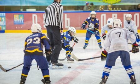 Хоккеисты на льду