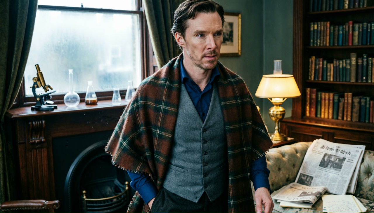 Шерлок Холмс в пледе