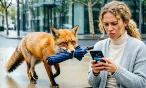 Женщина придумывает пароль