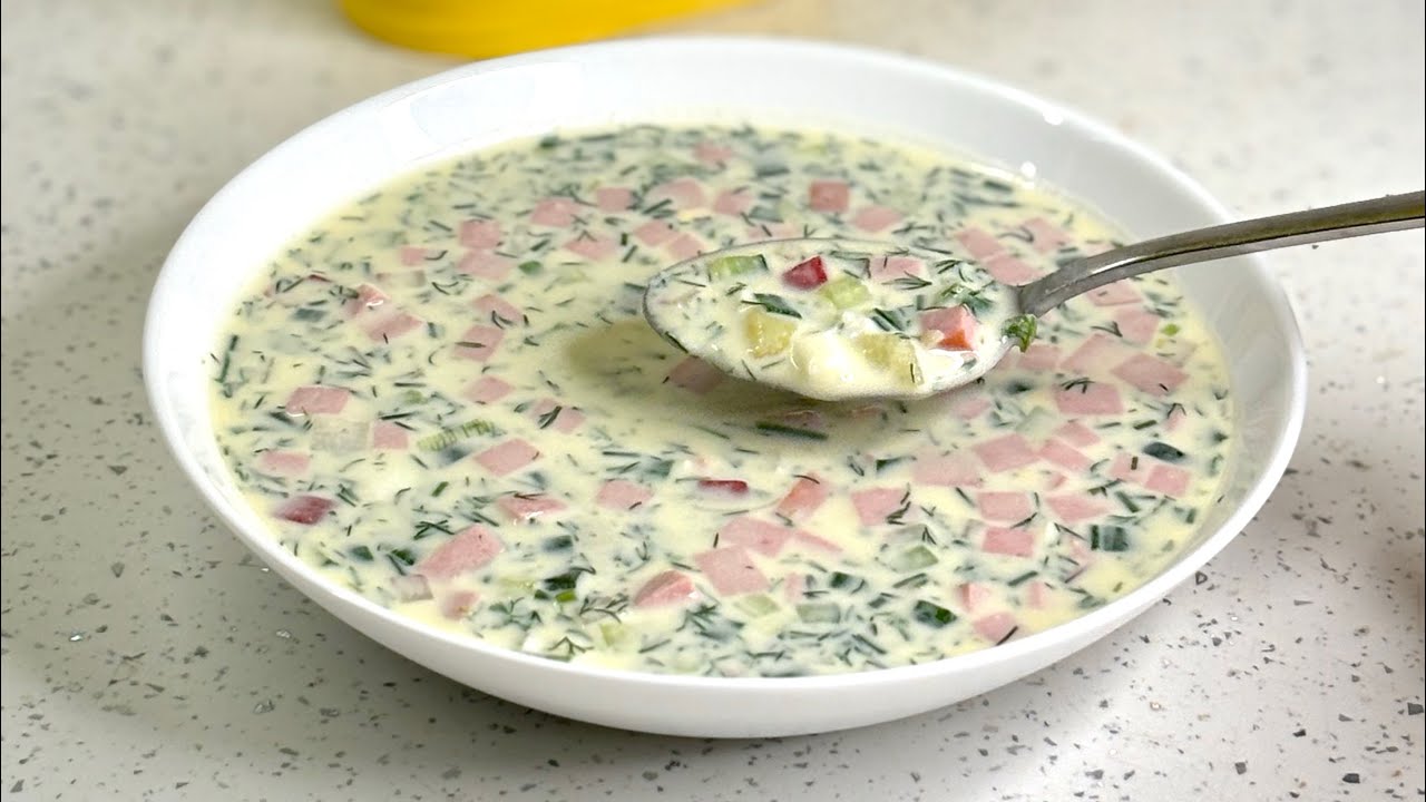 Окрошка на кефире