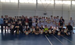 Награждение призеров турнира по футзалу