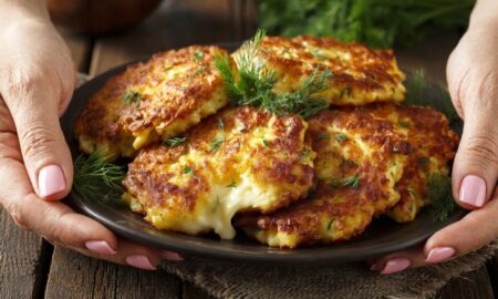 Капустные оладьи