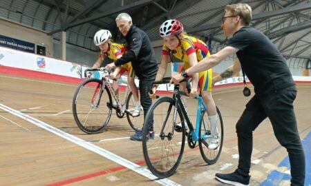 Велосипедисты на старте