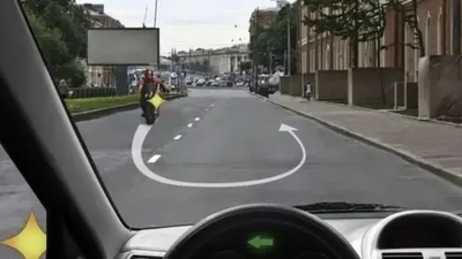 Ситуация с мотоциклистом