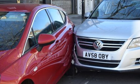 столкновение двух иномарок