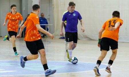 Футболист НовХИТ в атаке