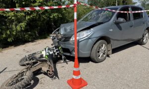 ДТП с питбайком