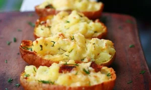 картофельные лодочки