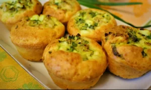 кексы с луком