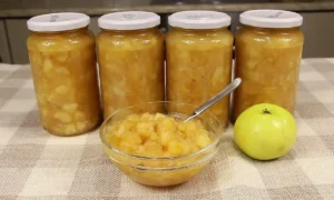 яблоки в банке