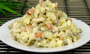 Оливье с сыром