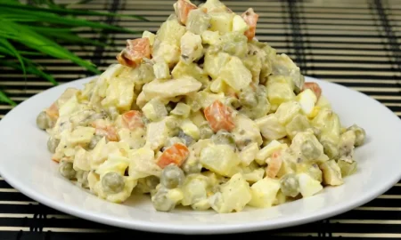 Оливье с сыром