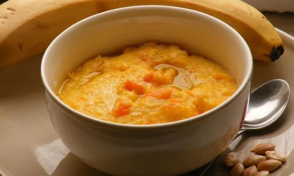 кукурузная каша с тыквой