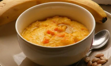 кукурузная каша с тыквой