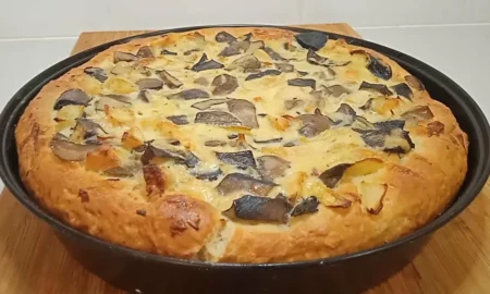 пирог с грибами