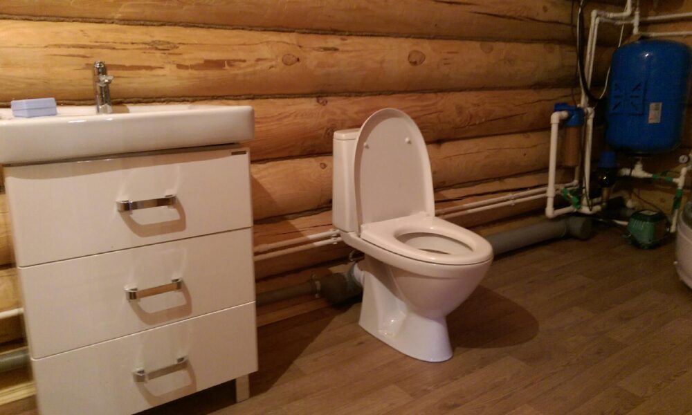 унитаз в доме