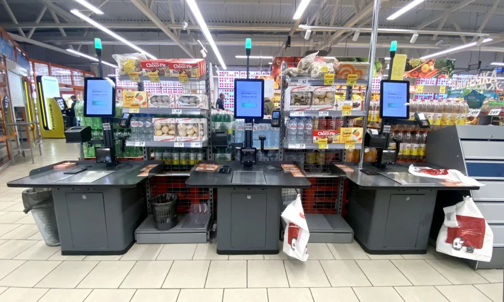 касса супермаркета