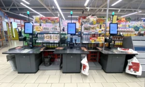 касса супермаркета
