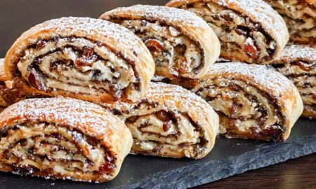 рулетики с орехом