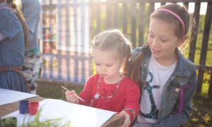 Дети летом
