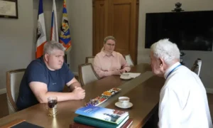 Встреча губернатора с ветераном