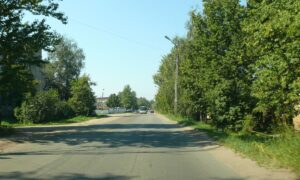 Хутынская улица в Великом Новгороде.