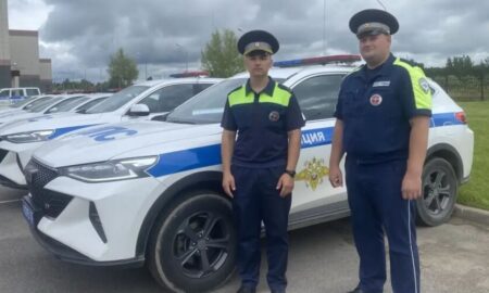 Сотрудники ДПС доставили в больницу ребёнка, пострадавшего от укуса собаки в Шимском округе.