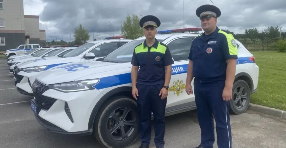 Сотрудники ДПС доставили в больницу ребёнка, пострадавшего от укуса собаки в Шимском округе.