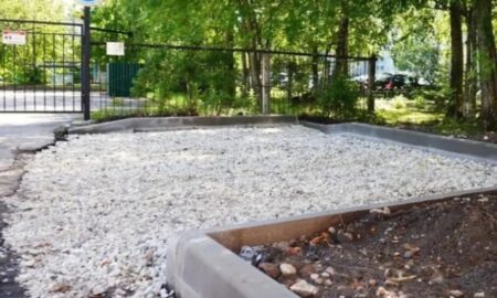 Благоустройство парковки в Великом Новгороде