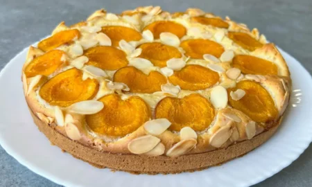 пирог с абрикосами