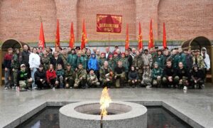 Участники патриотической акции