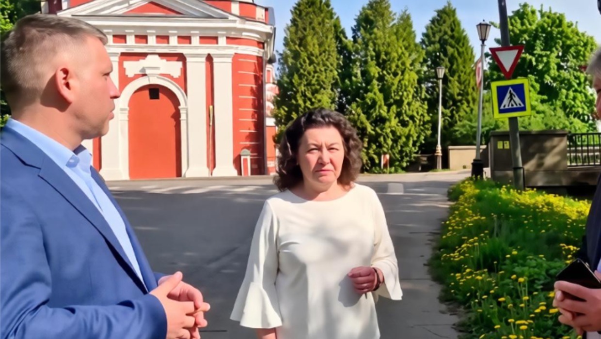 Ремонт моста в Старой Руссе