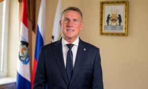 Мэр Великого Новгорода Александр Розбаум