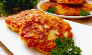 оладьи с сыром