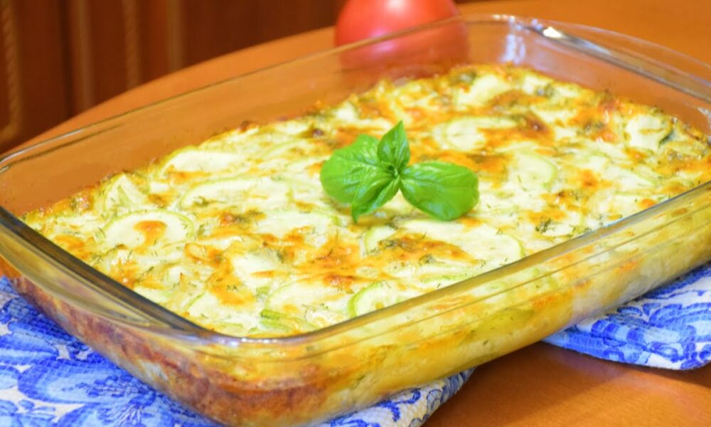 Кабачковая запеканка.