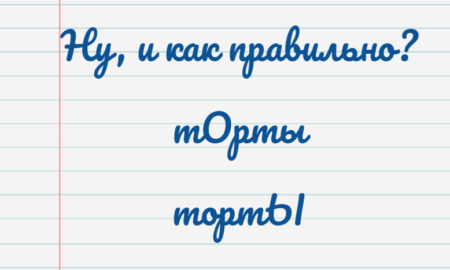 Тест по русскому языку. Торты.