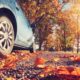 автомобиль осенью