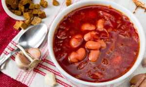 борщ с фасолью