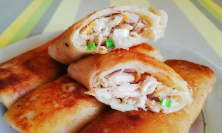 Блинчики с курицей