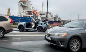 ДТП на набережной в Петербурге