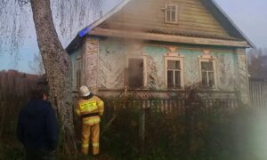 Пожар в частном доме