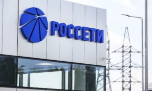 Россети логотип на здании