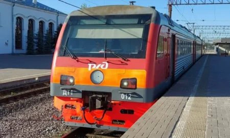 Электричка в Новгородской области